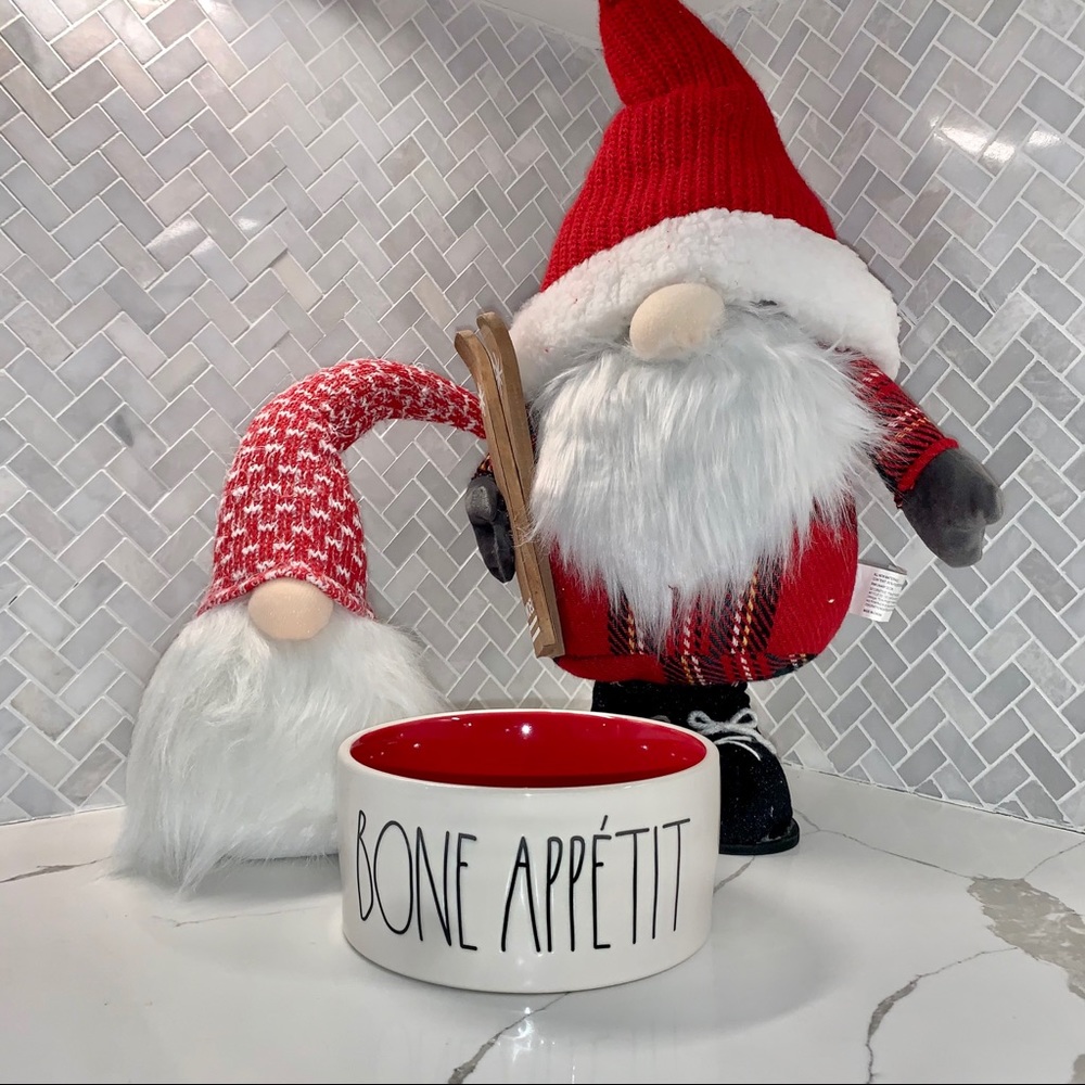 Rae Dunn "BONE APPETIT" Dog Bowl